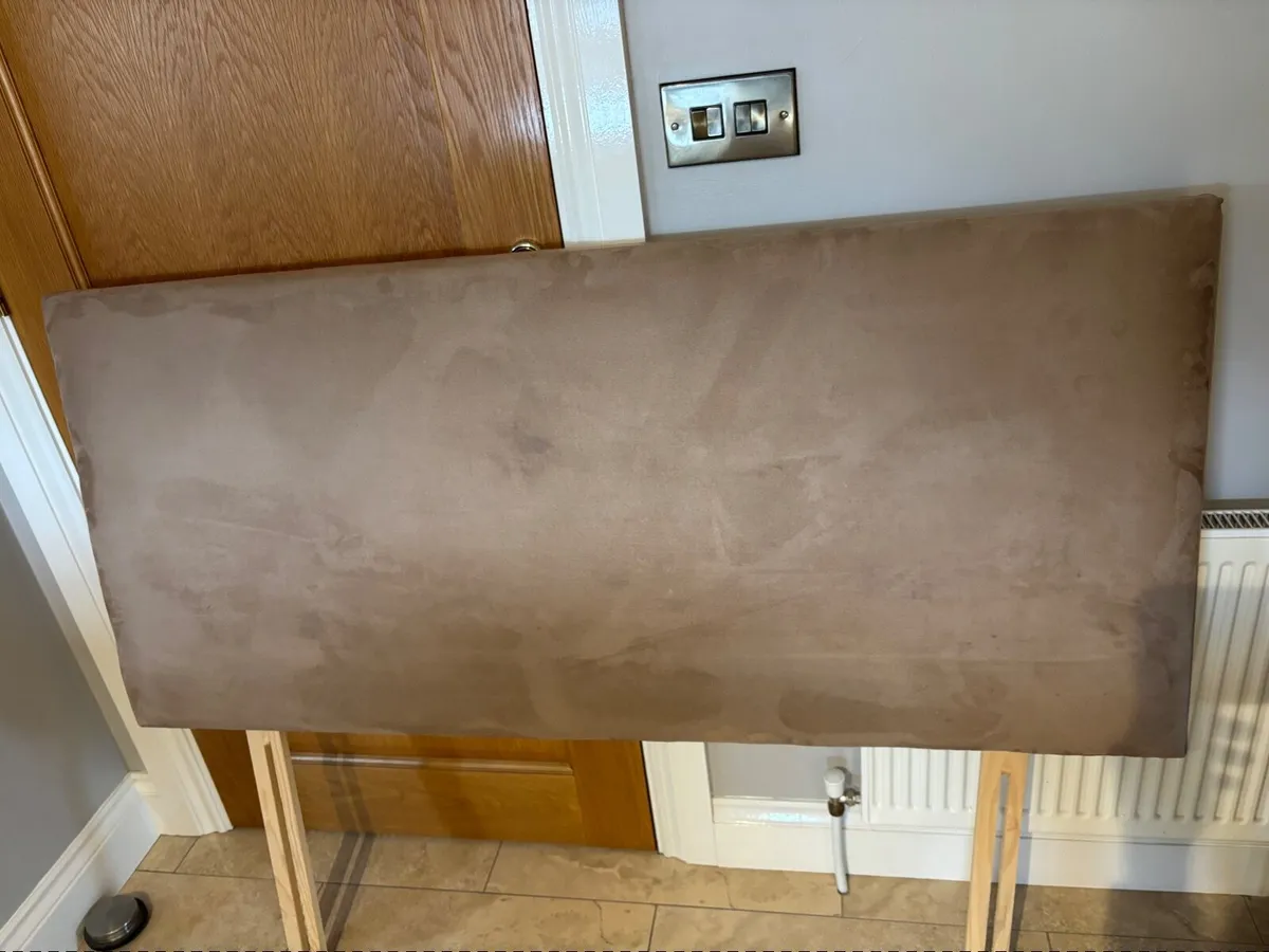 Brown Fabric headboard - Image 1