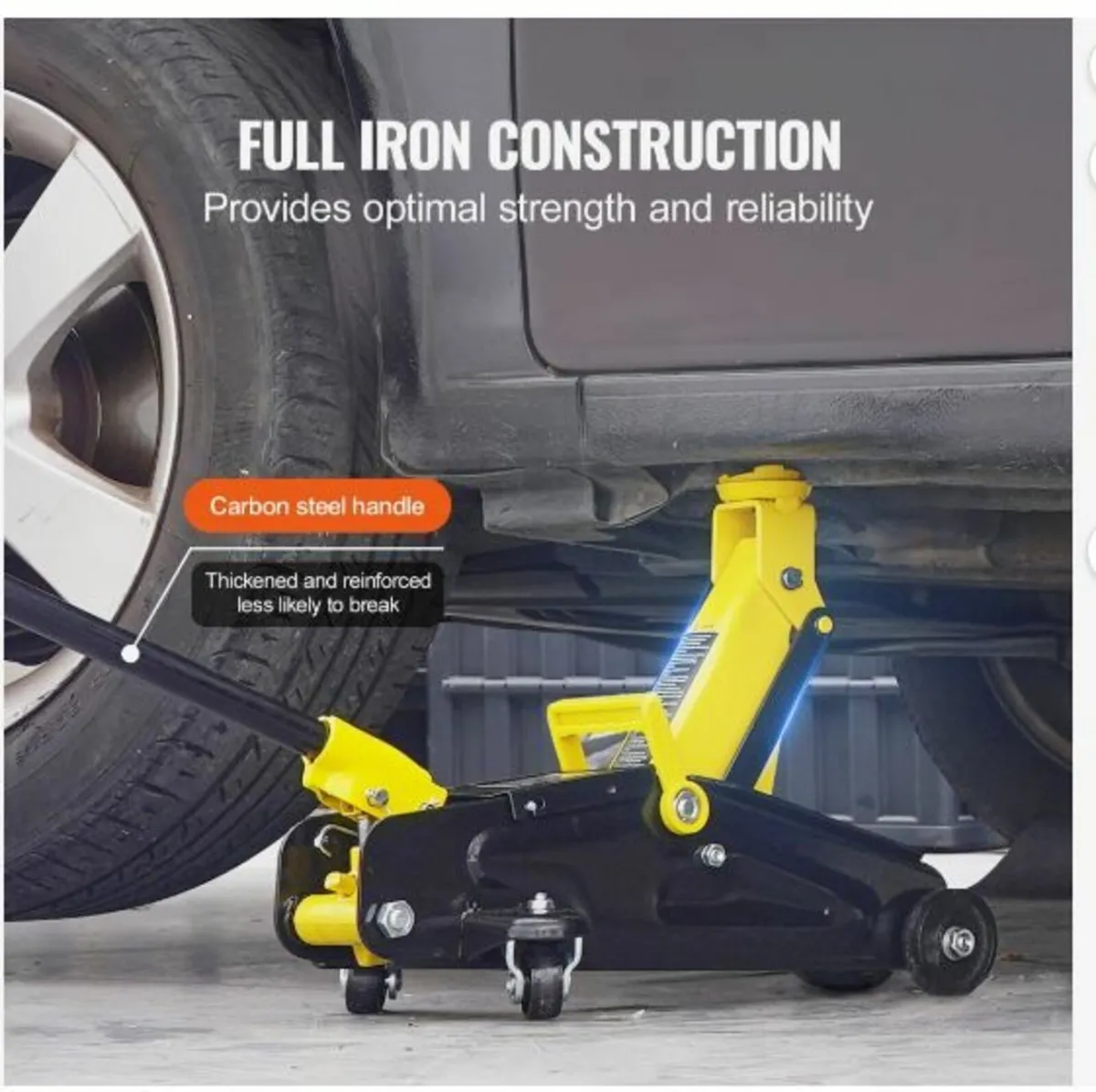 Low Profile Floor Jack 2 Ton Heavy Duty - Image 2