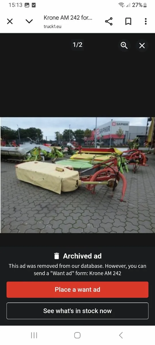 Krone am 242 - Image 1