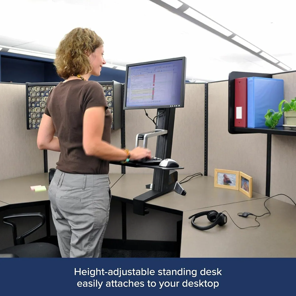 Ergotron Workfit Sit/Stand Workstation - Image 1