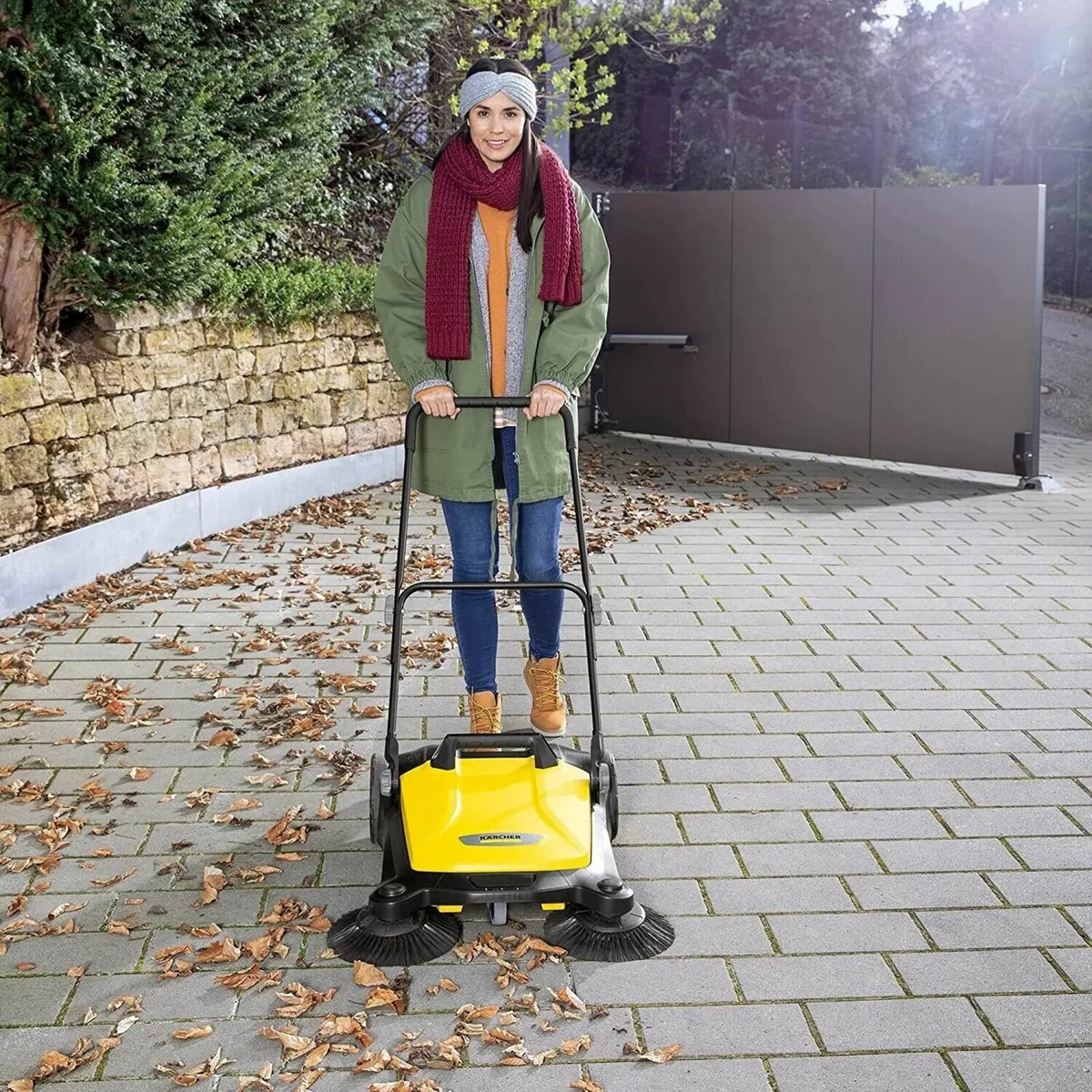 4 Twin Sweeper Set Plug & Clean Stone Yellow - Image 2