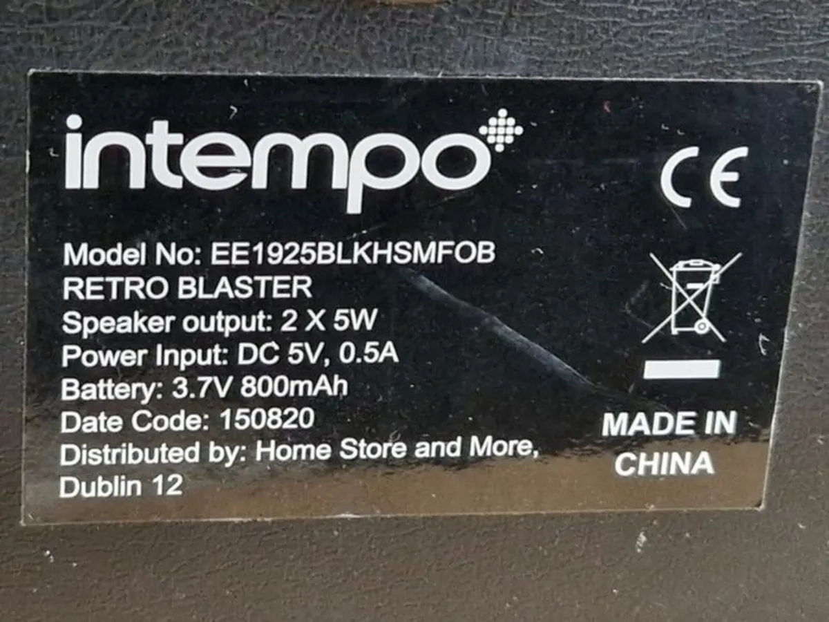 Intempo Wireless Bluetooth Speaker - Image 2