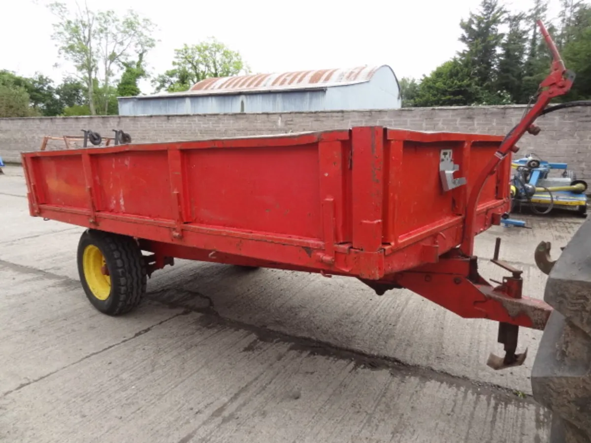 Weeks 3 Ton Dropside Tipping Trailer - Image 1