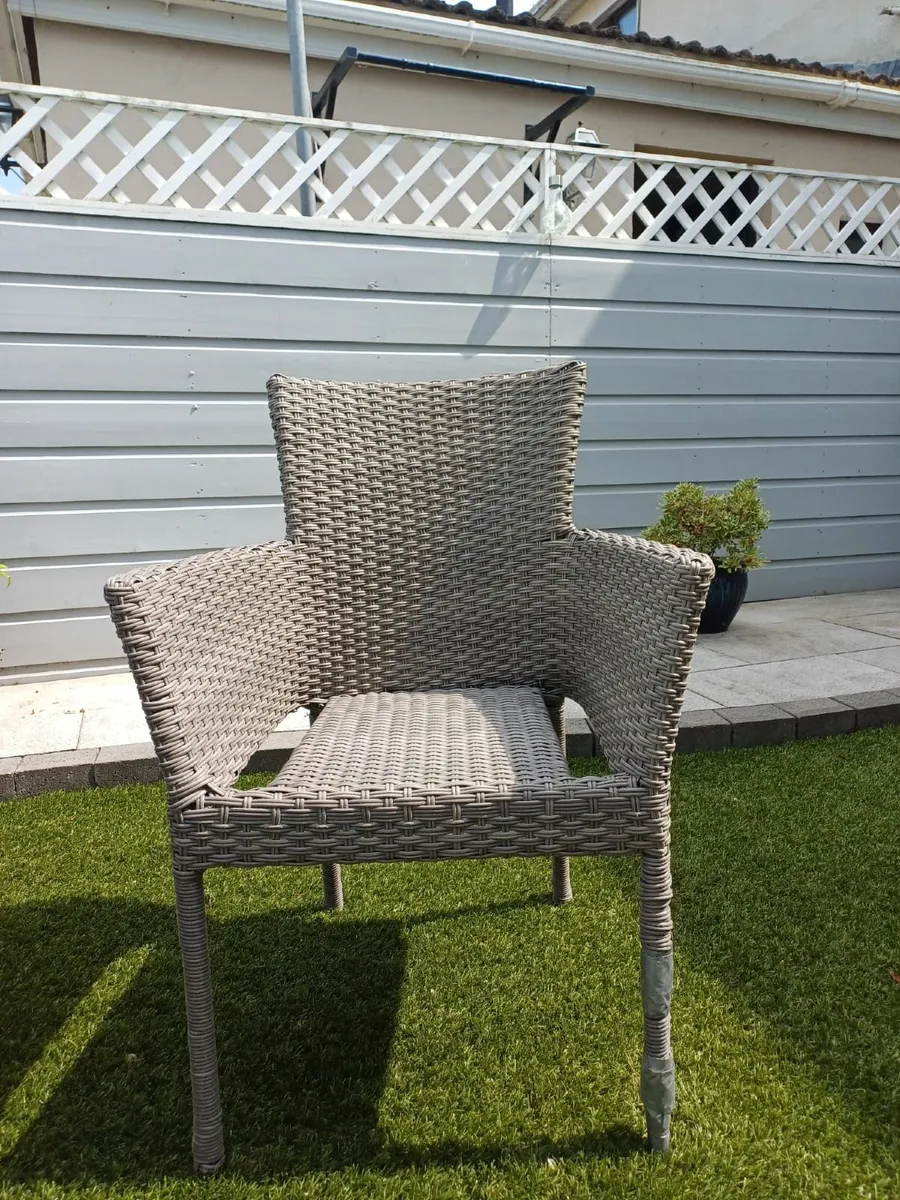Garden patio set - table and four chairs - Image 4