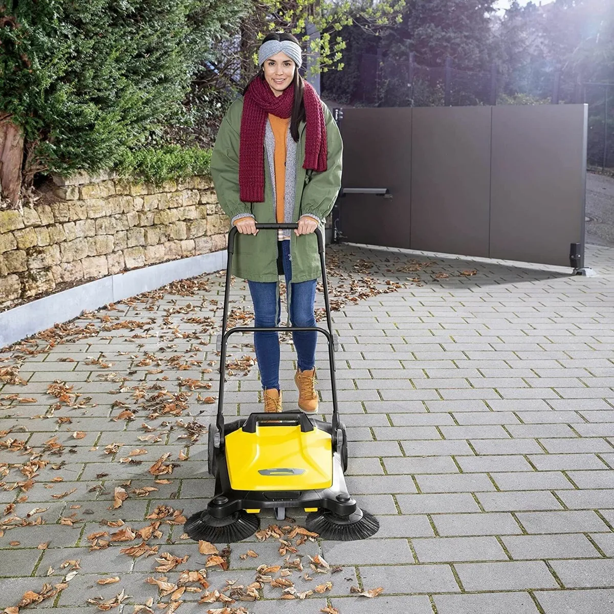 4 Twin Sweeper 3-in-1 Stone Plug and Clean Yellow - Image 4