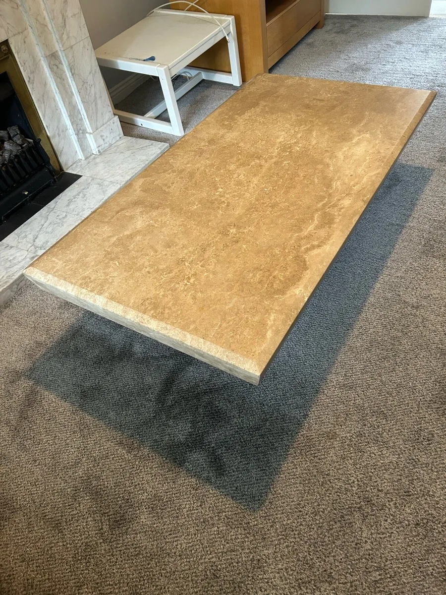 Coffee table solid marble - Image 1