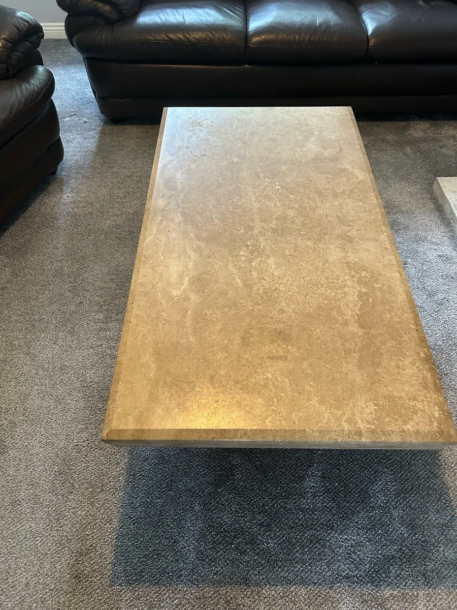Coffee table solid marble - Image 3