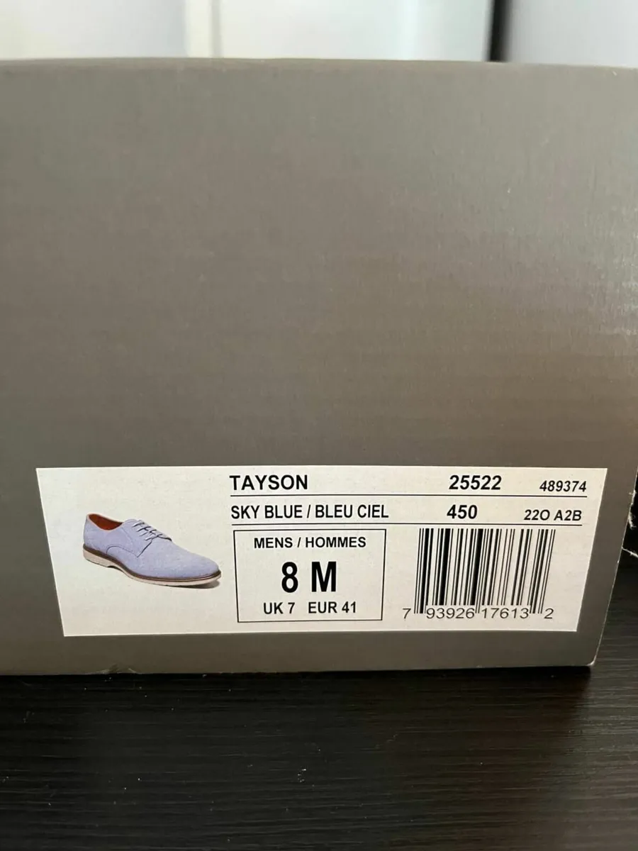 Stacy Adams Classic Shoes (sky blue) Brand New - Image 3