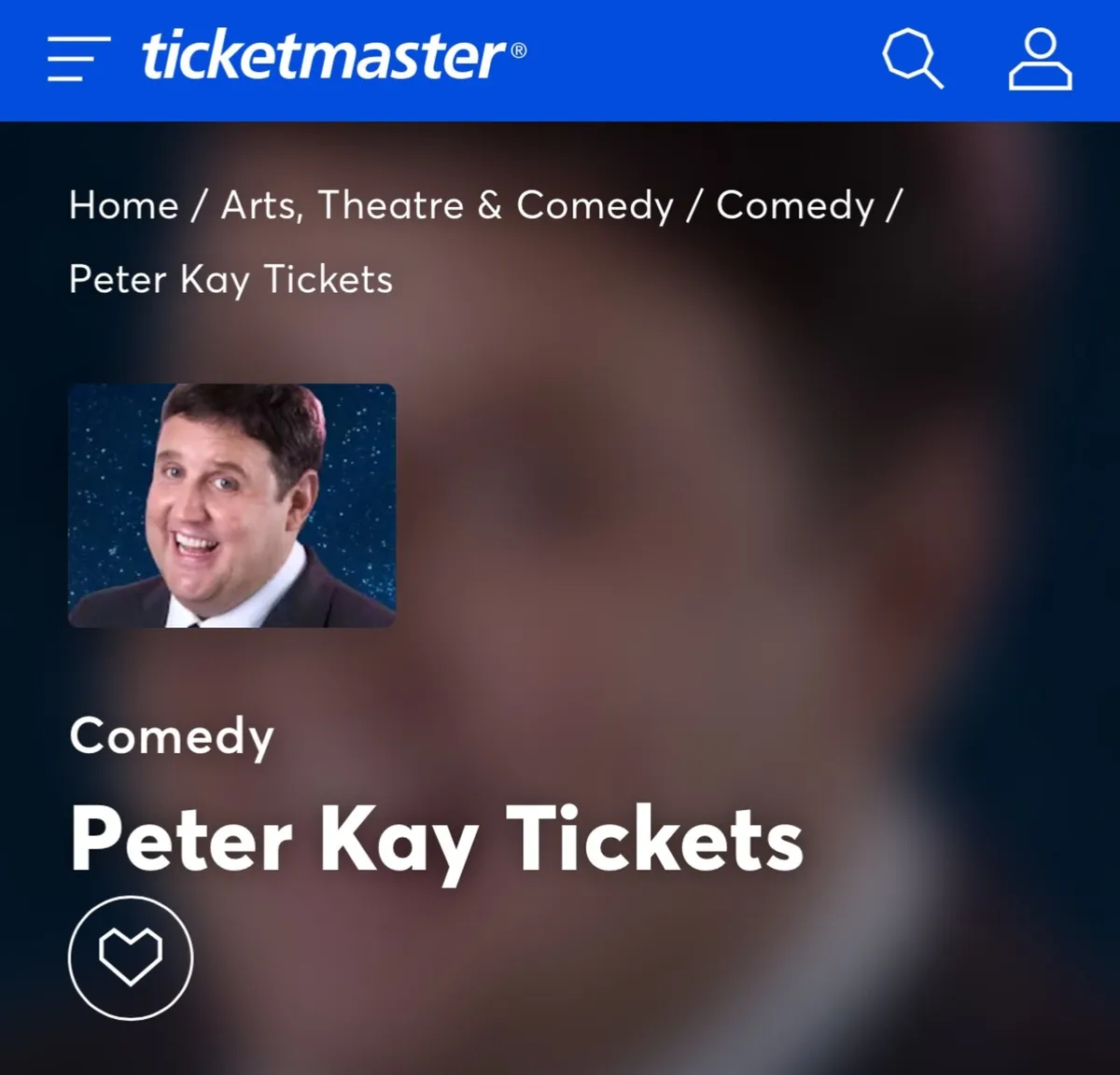 Peter Kay tickets - Image 4