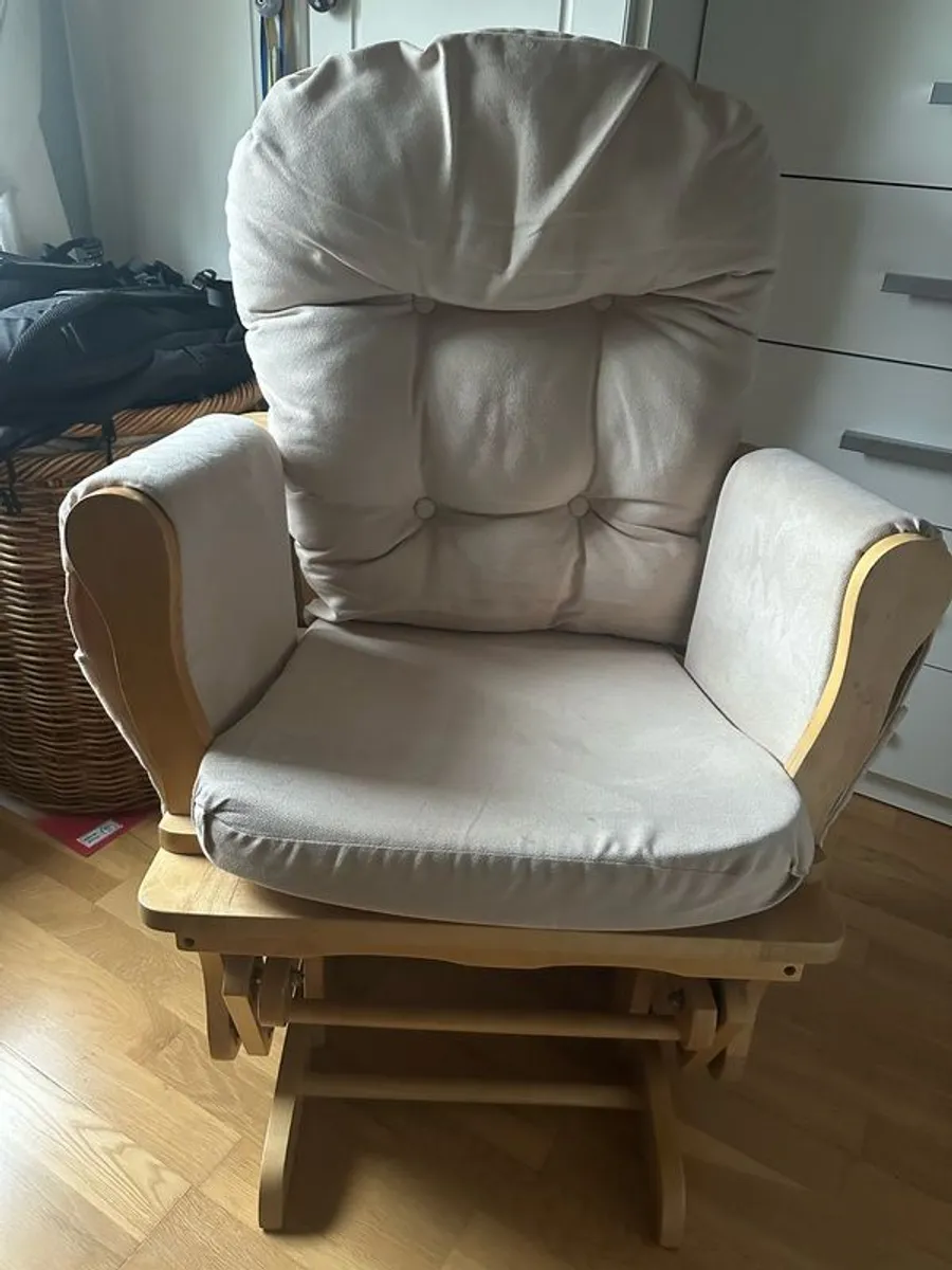Babylo Nursing Chair & Footstool - Image 1
