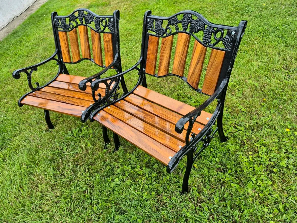 Cast iron Garden chairs - Image 2