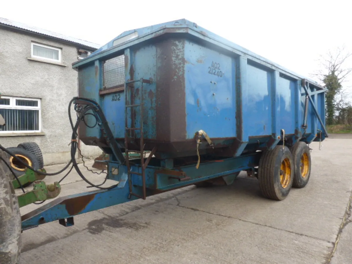 GT Bunning 12 Ton Tipping Grain Trailer - Image 1
