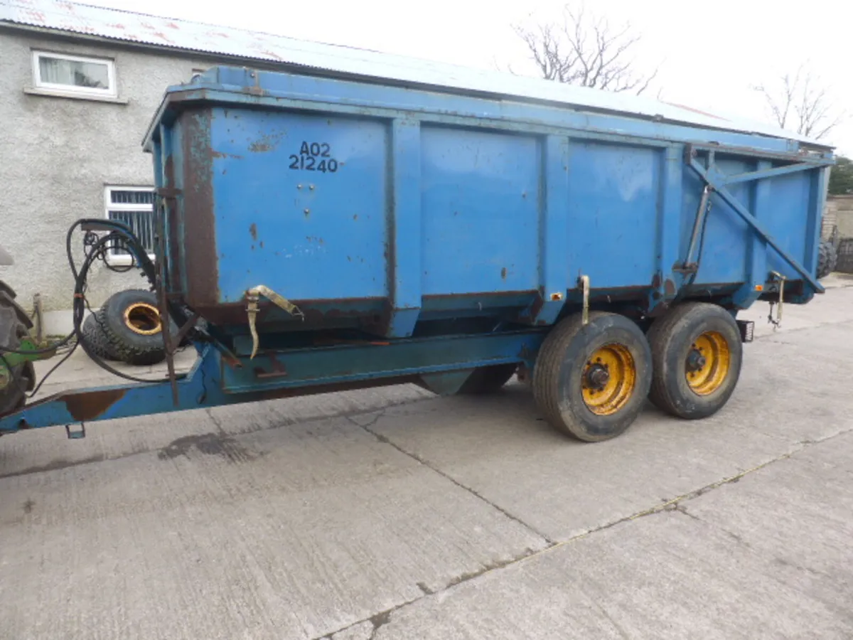 GT Bunning 12 Ton Tipping Grain Trailer - Image 2