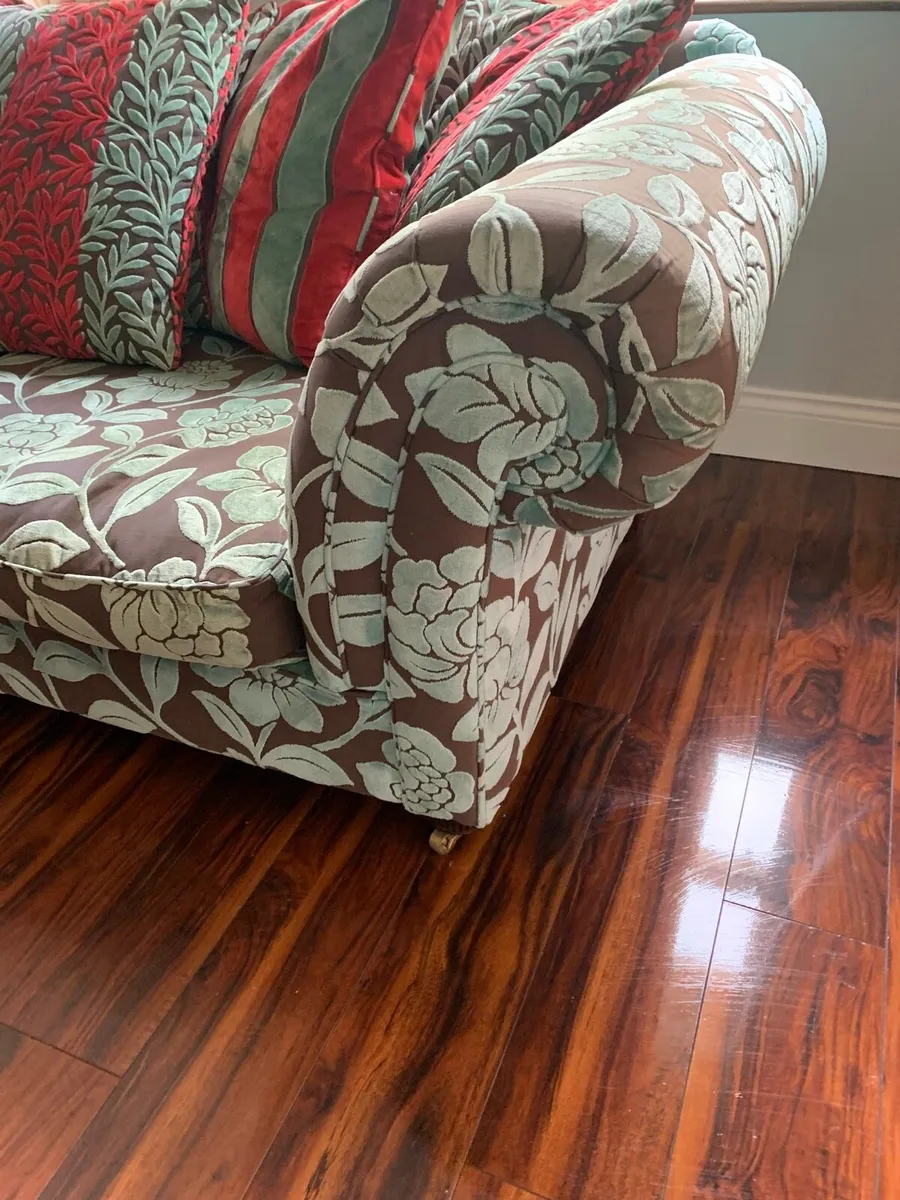 Large 3 seater sofa for sale - Image 2