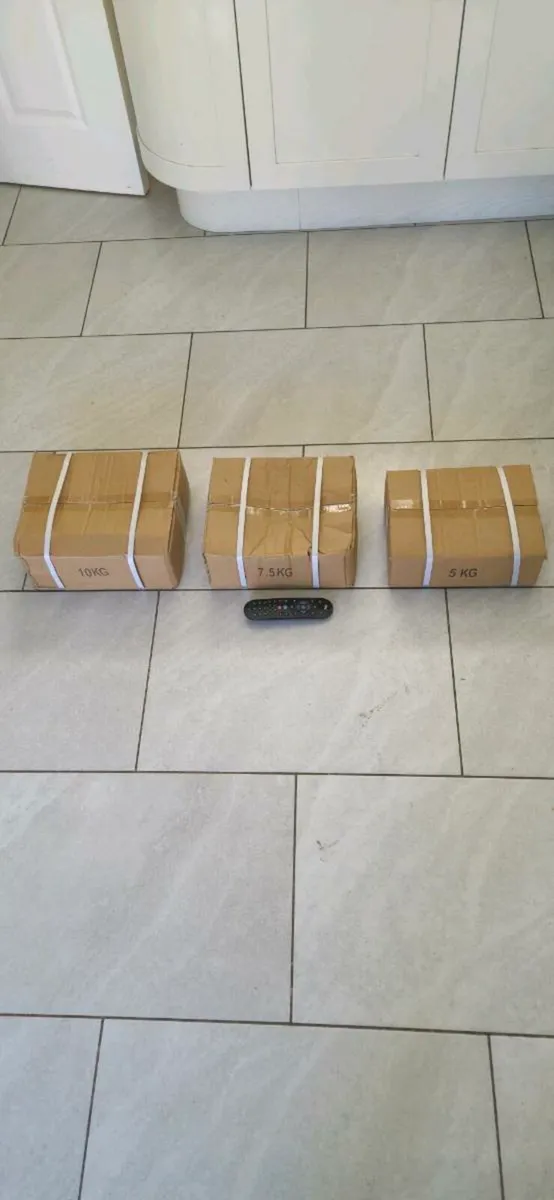 3x brand new hex dumbbell weight sets - Image 1