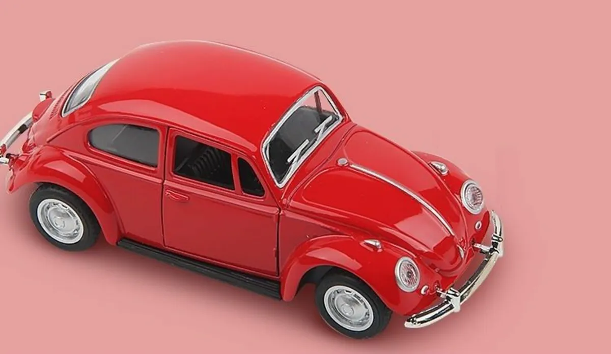 Classic VW Beetle 1967 - pull back model, Free Pos - Image 2