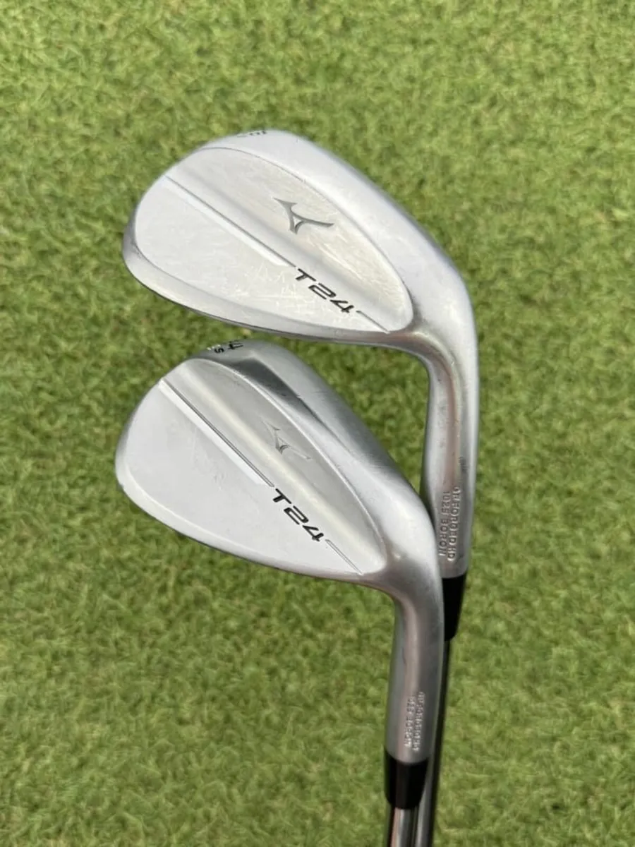 MIZUNO T24 WEDGES SW 54°.10S & LW 58°.10V / STIFF - Image 2
