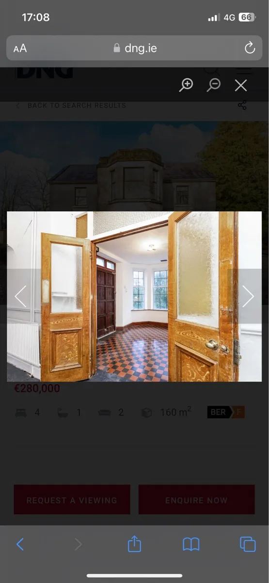Double doors and frame - Image 1