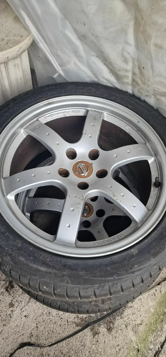 350Z Original - 4 wheels (2*225/45 R18 + 2*245/45 - Image 4