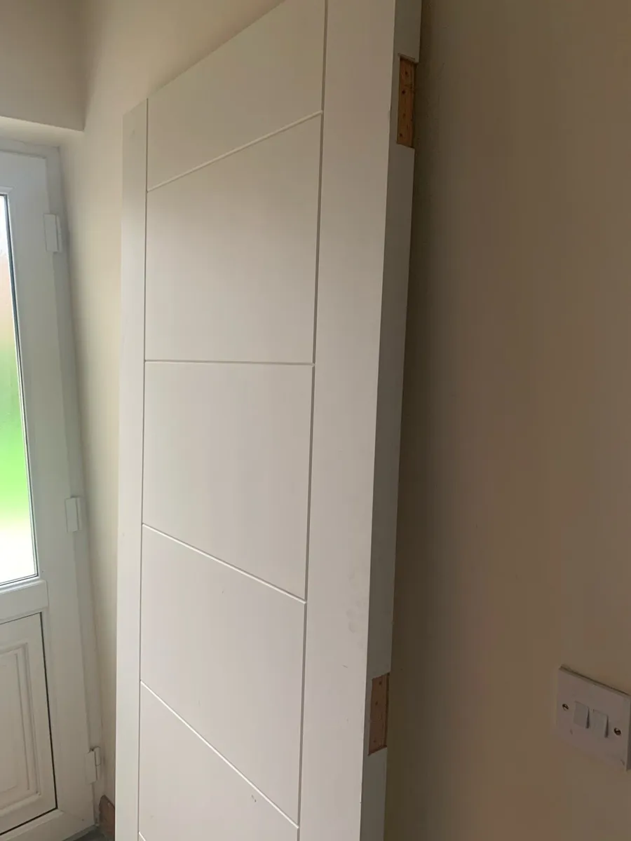 Deanta HP12 white primer door - Image 1
