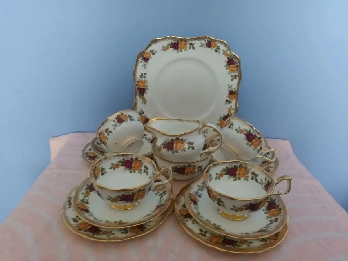 15 Piece  ARKLOW  Fine BONE China  Tea Set - Image 2