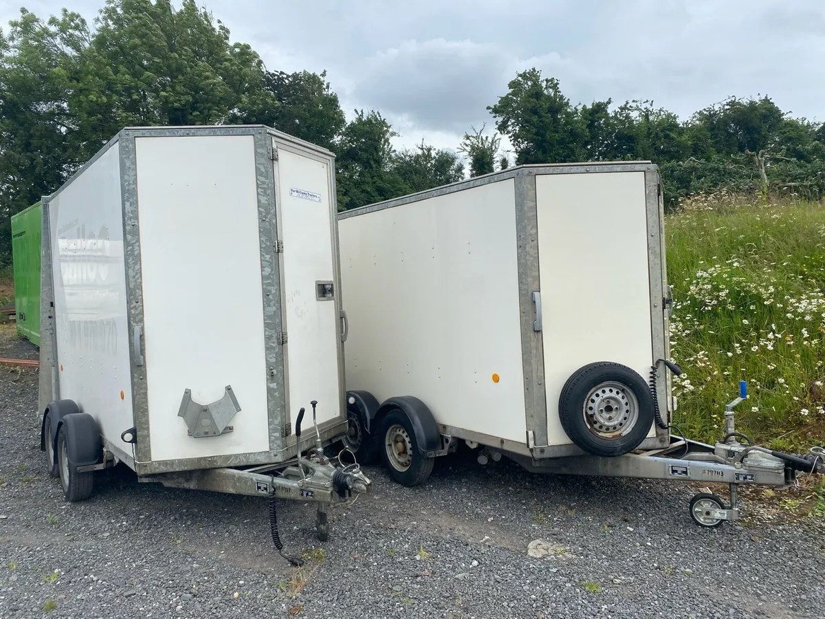 10x5 ifor Williams Box trailers - Image 1