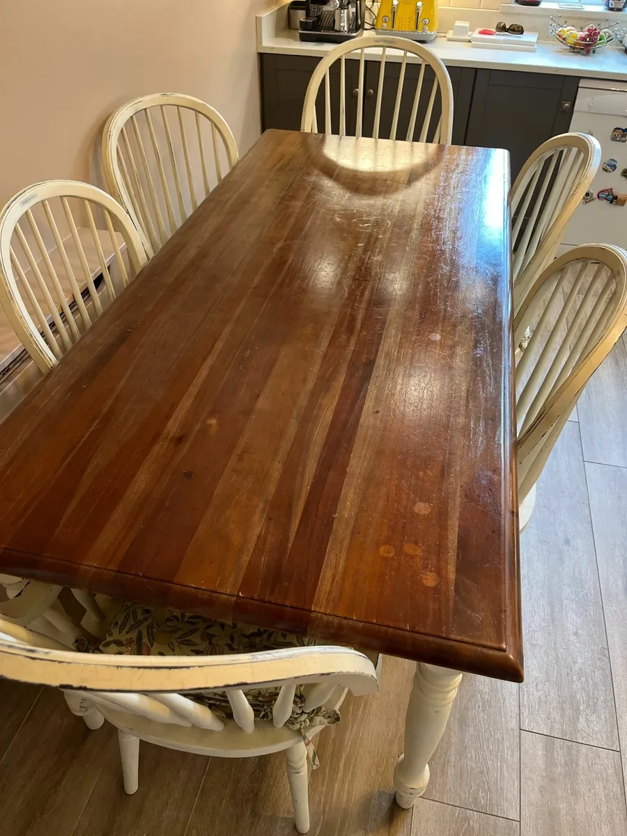 Laura Ashley kitchen table and chairs - Image 2