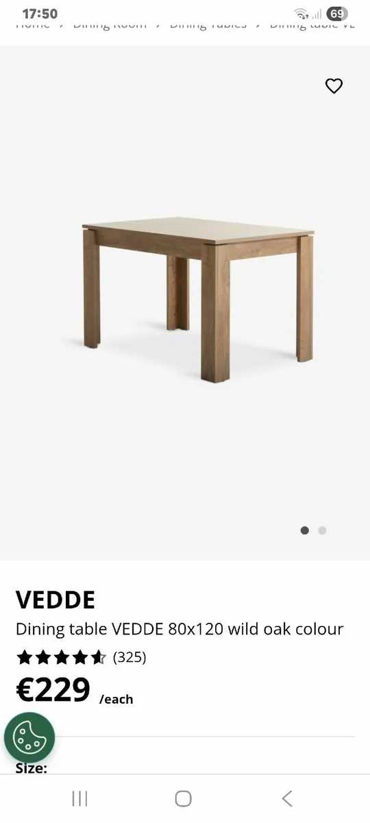 Oak table - Image 1