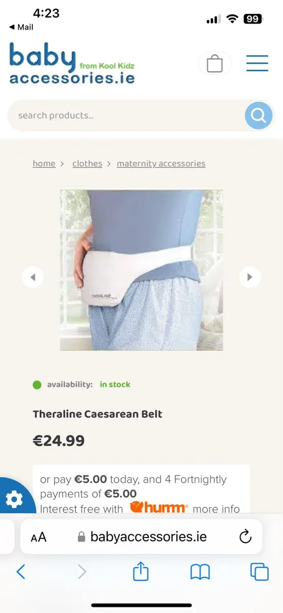 Support Belt for after surgery, periods etc - Image 1