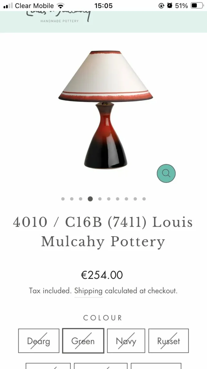 Louis Mulcahy pottery - Image 1
