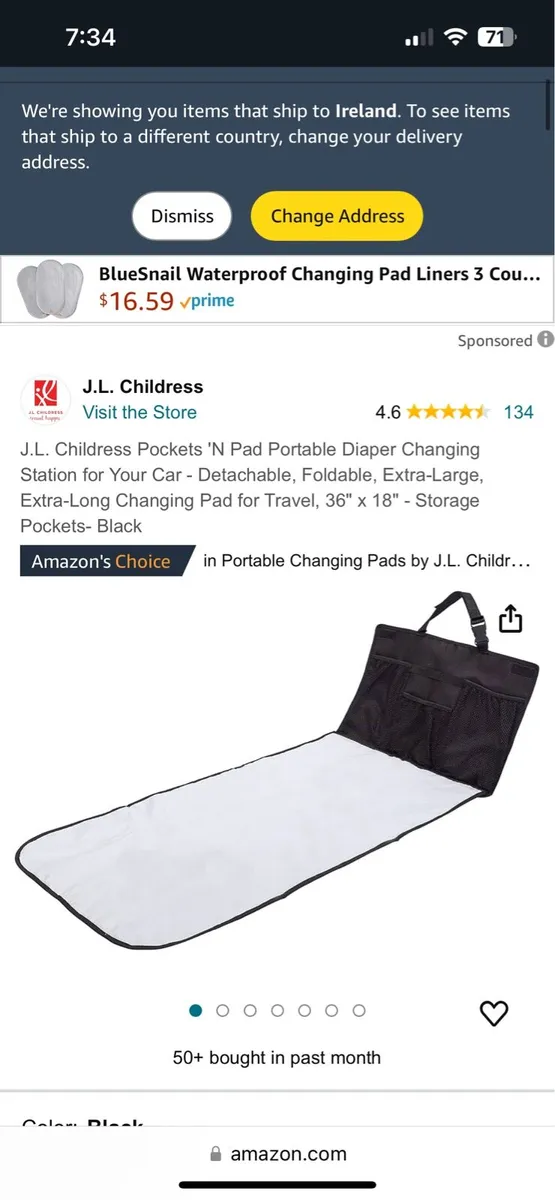 Nappy changer for on the go or car - Image 1