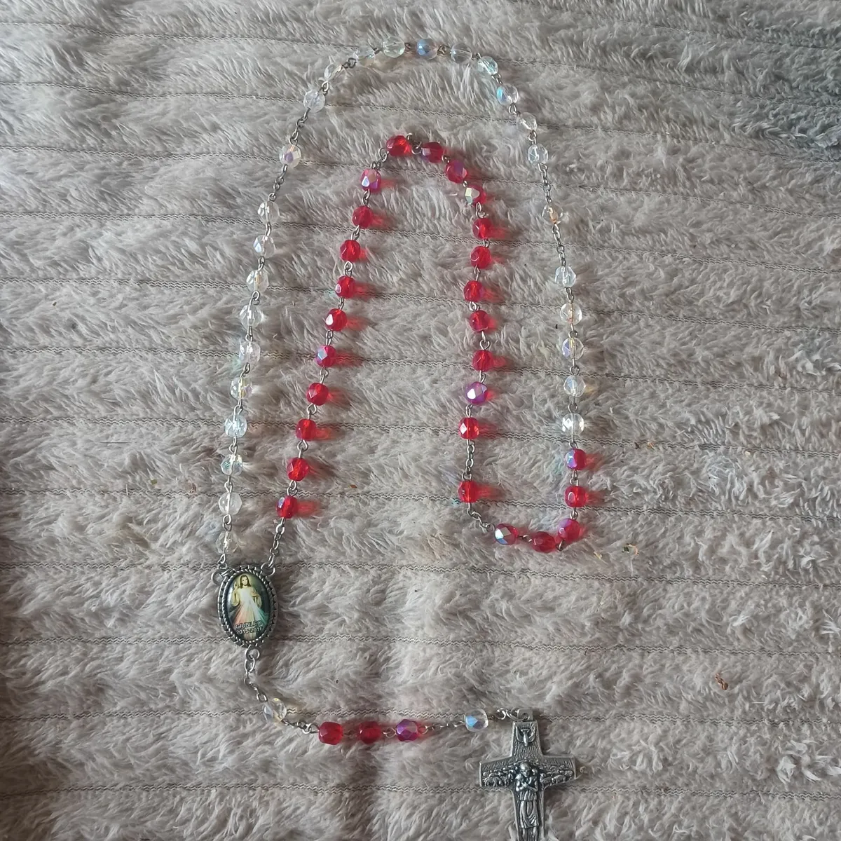 2015-2016 jubelee silver good sheapard rosary bead - Image 1
