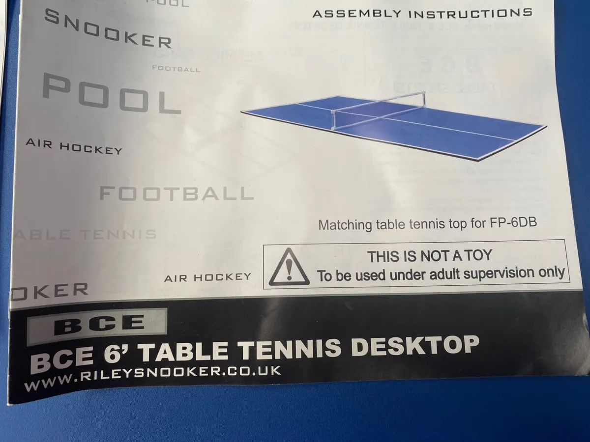 Pool/table tennis/dart board table - Image 4