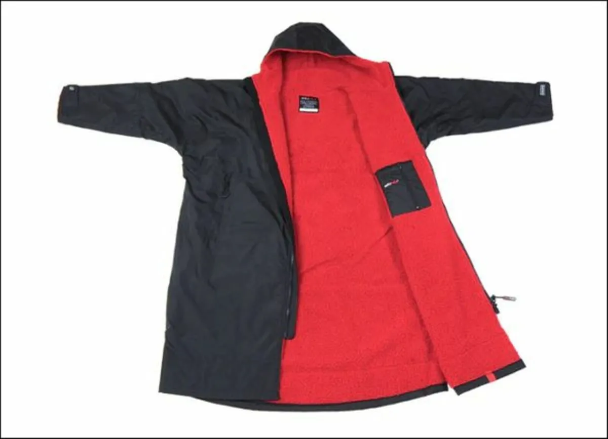 DryRobe Advanced long sleeve M unisex Black & Red - Image 2