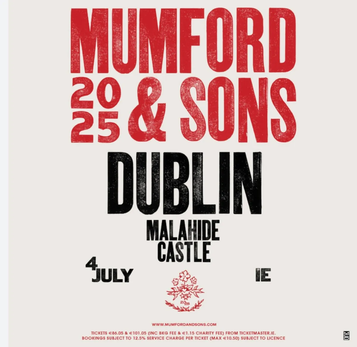Mumford and sons Malahide tickets