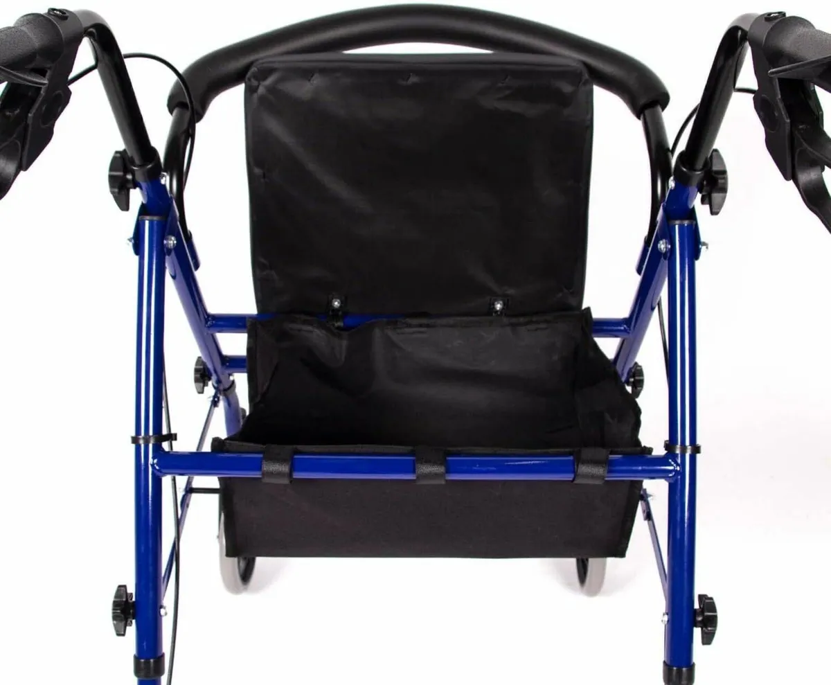 Rollator lightweight with foldable basket tray - Image 3