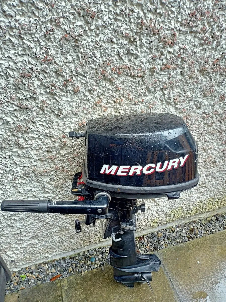 5HP 4 stroke short shaft Mercury outboard  w 12L t - Image 4