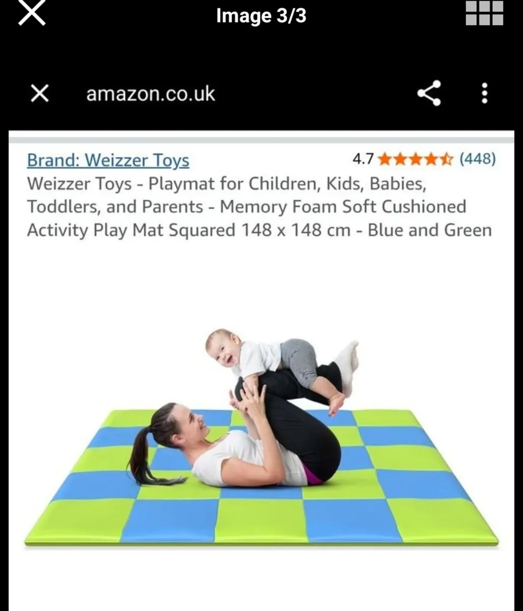 Play mat 58"x 58 " - Image 2
