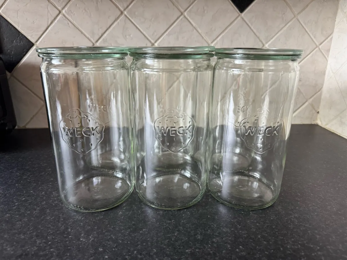 Set of 6 Weck Cylinder Jars – 1600ml - Image 1