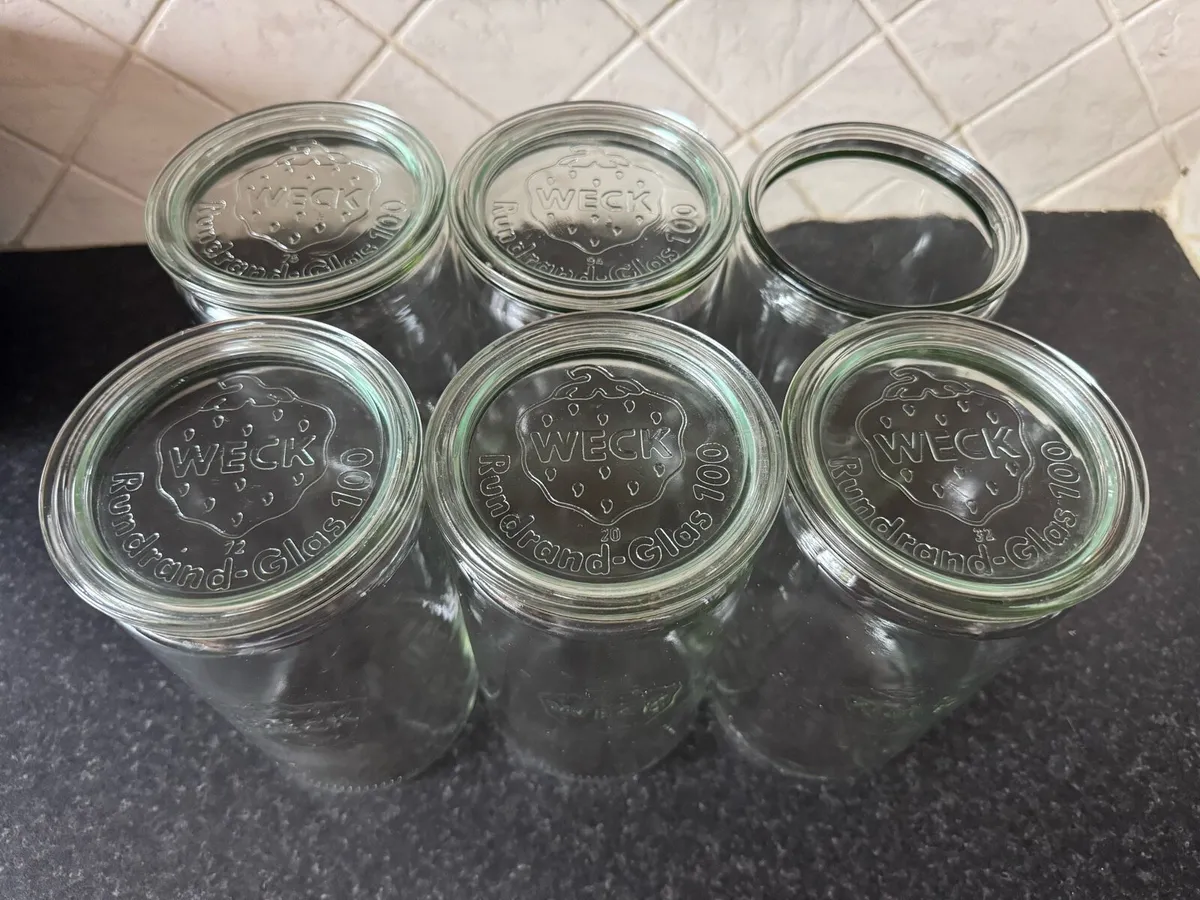 Set of 6 Weck Cylinder Jars – 1600ml - Image 2