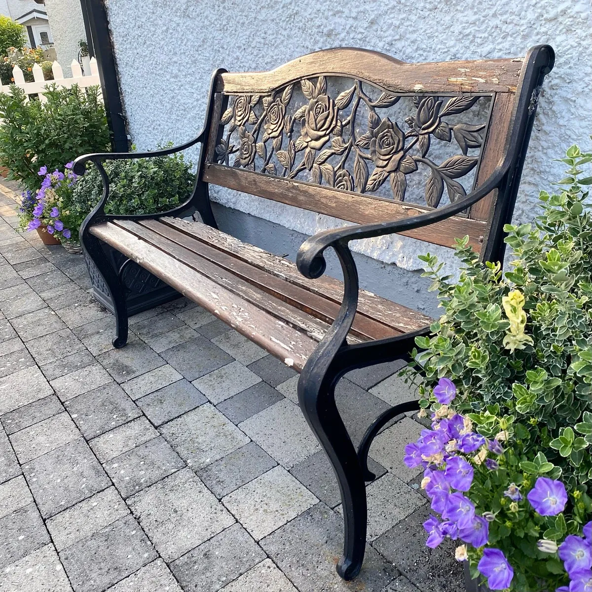Wooden Garden Bench - Image 1
