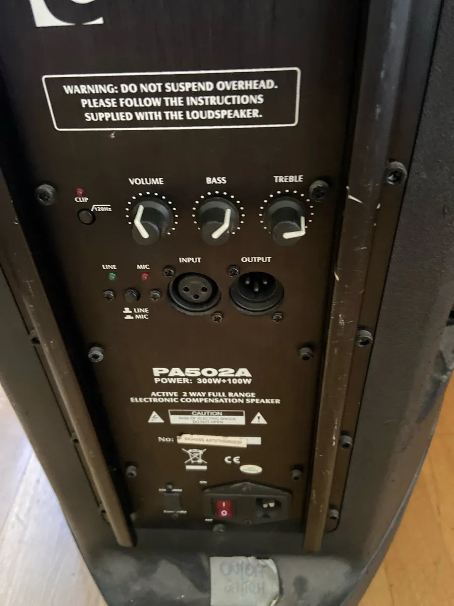 The.  Box.  Pro. Speaker   PA502A - Image 2