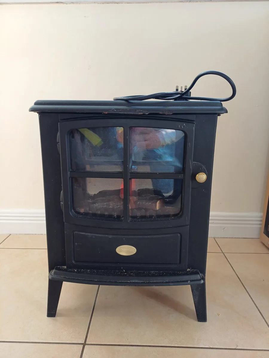 Electric Stove Fire Effect Fan Heater