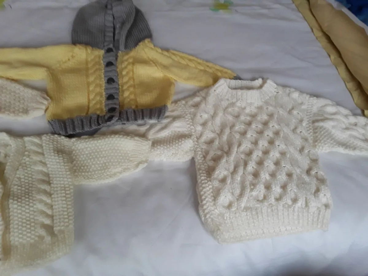 Brand new hand knitted Baby Aaron cardigans - Image 3