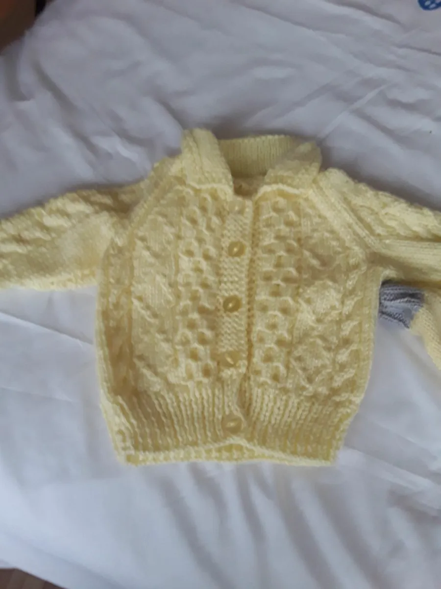 Brand new hand knitted Baby Aaron cardigans - Image 4