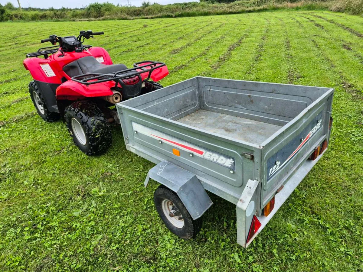 Honda trx420 4wd + trailer - Image 2