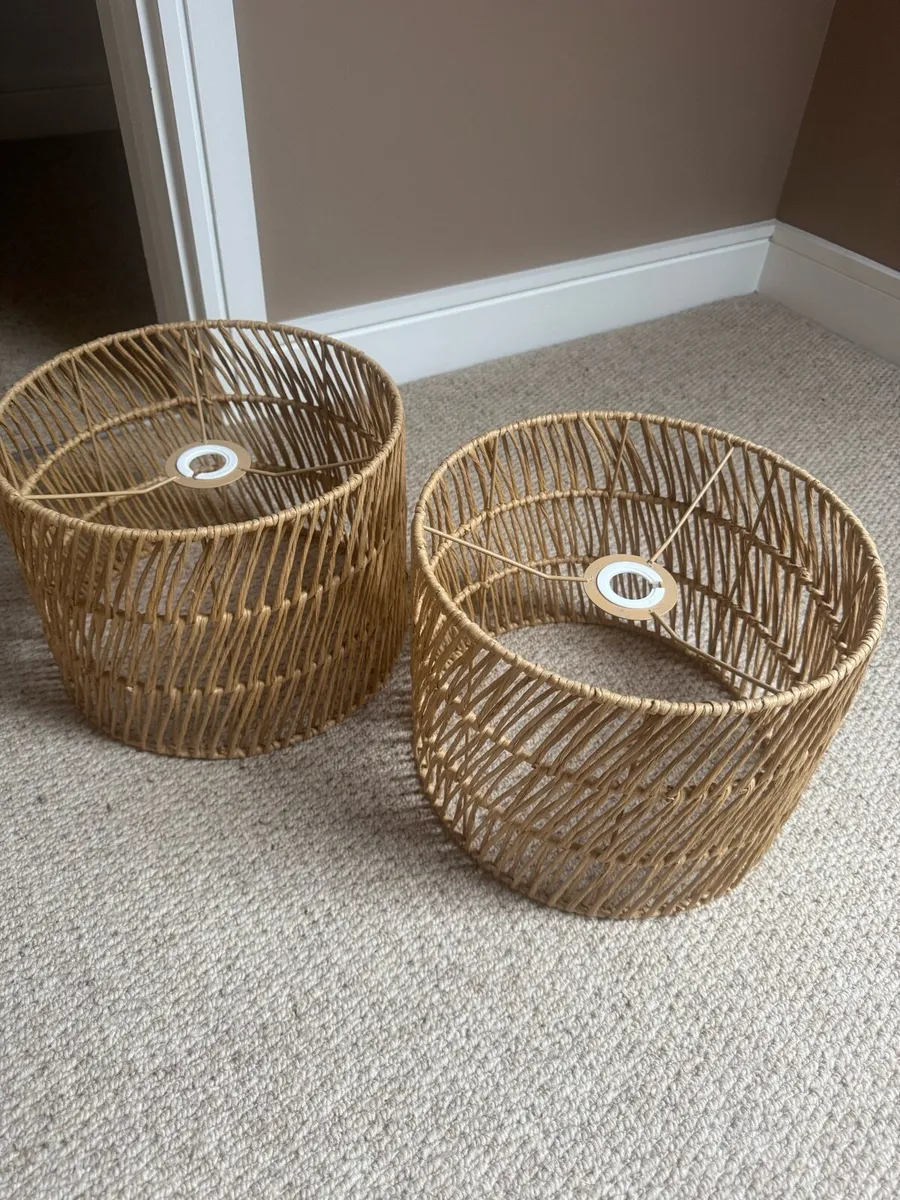 Rattan Lamp Shades - Image 1
