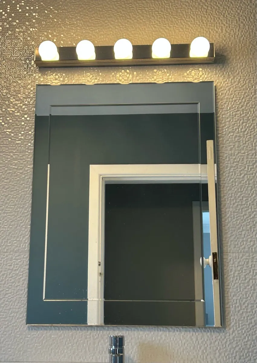 Bathroom Mirror & Light - Image 2