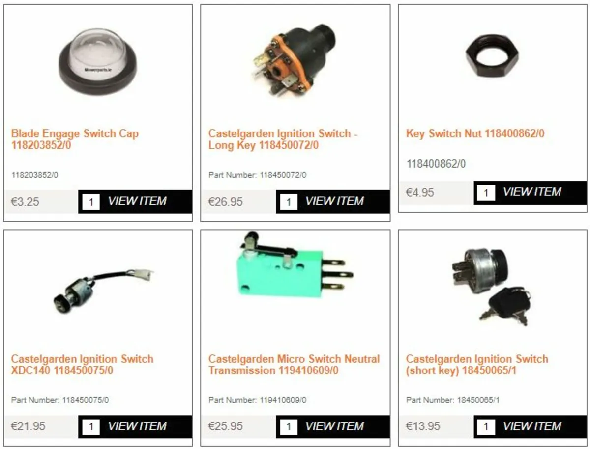 Castelgarden Mountfield Stiga Honda Parts - Image 2