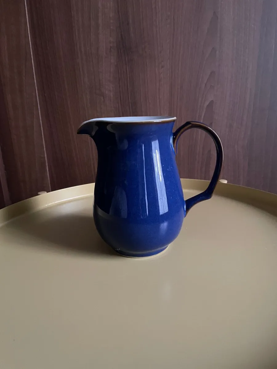 Large Denby imperial blue jug - Image 2